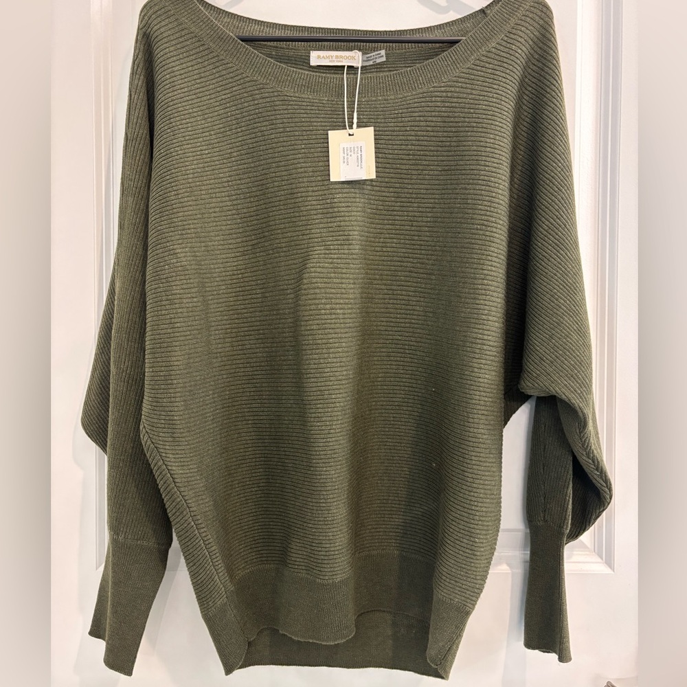 Ramy Brook Olive Green Women's Sweater
